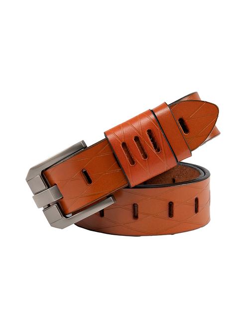 tan leather belt - 16564531 - Very Small Image - 1