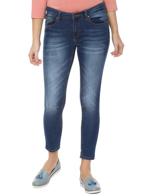 high rise stone washed jeans - 16564798 - Very Small Image - 1