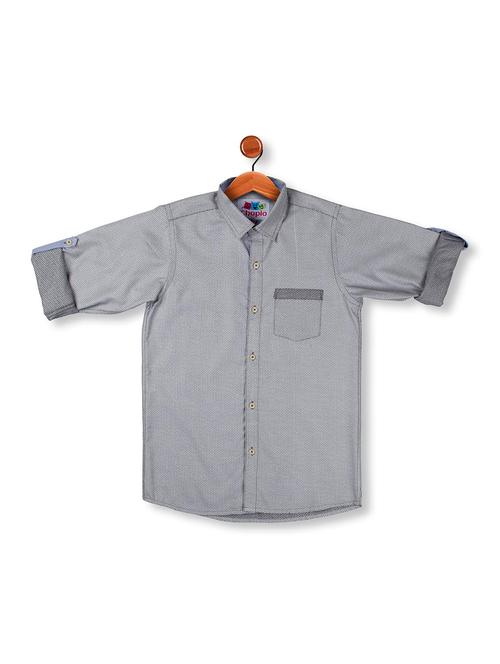 grey polyester shirt - 16564955 - Very Small Image - 1