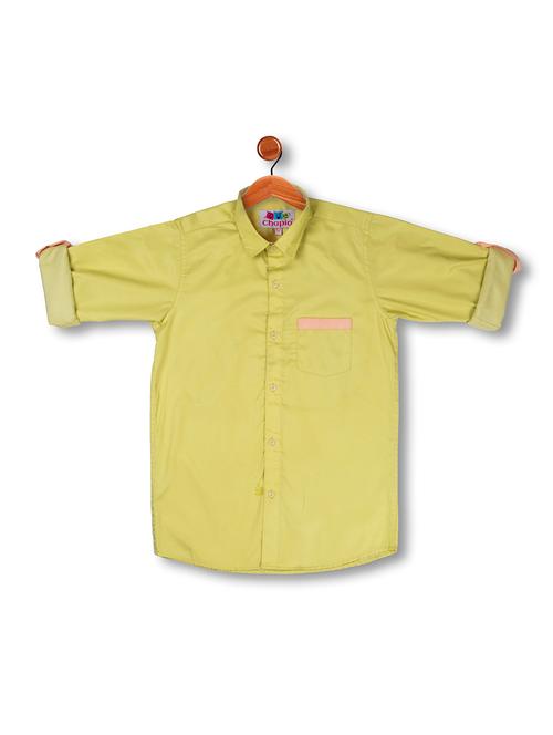 green polyester shirt - 16565203 - Very Small Image - 1