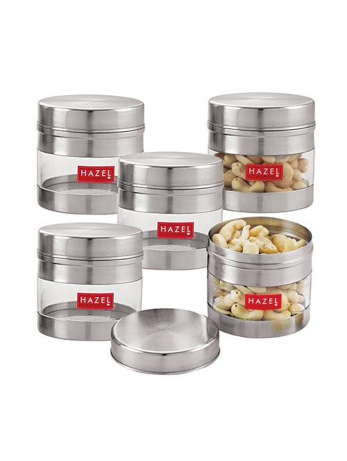 stainless steel transparent container set of 5 - 16565224 - Very Small Image - 1