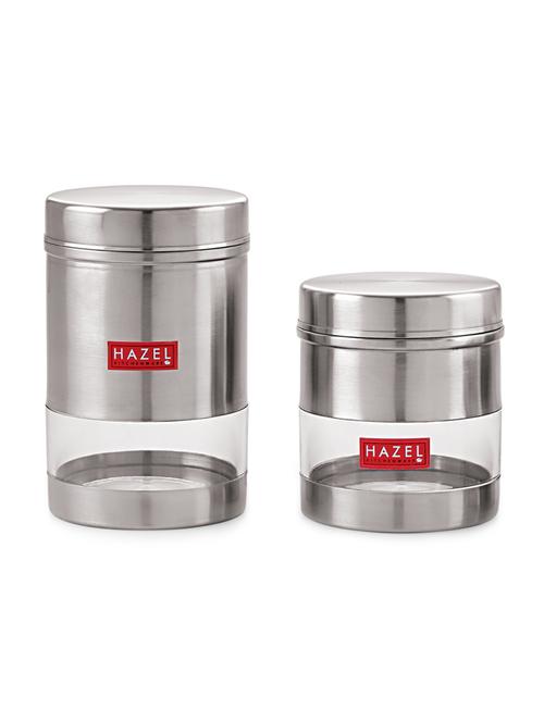stainless steel transparent container set of 2 - 16565258 - Very Small Image - 1