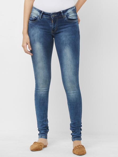mid rise stone wash jeans - 16565345 - Very Small Image - 1