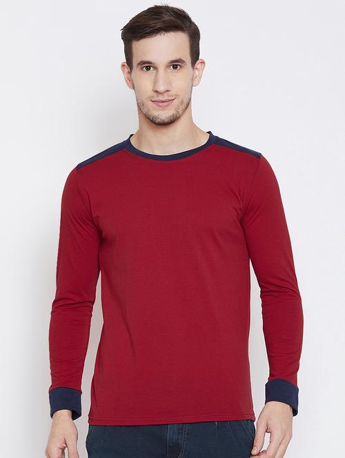 red solid t-shirt - 16568857 - Very Small Image - 1