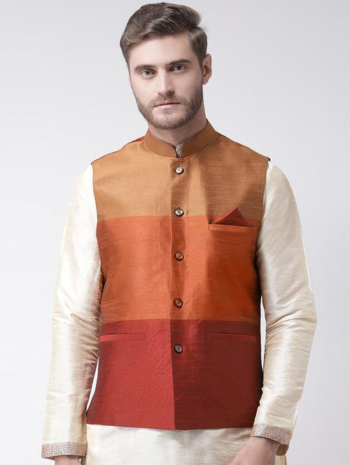 red striped nehru jacket - 16569528 - Very Small Image - 1