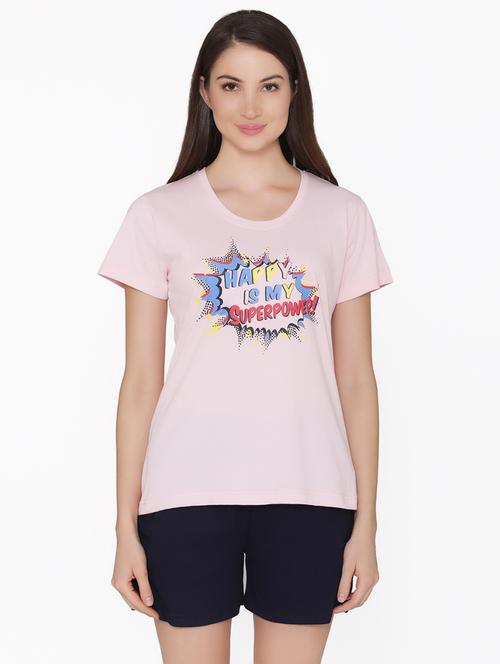 quirky tee with shorts set - 16569945 - Very Small Image - 1
