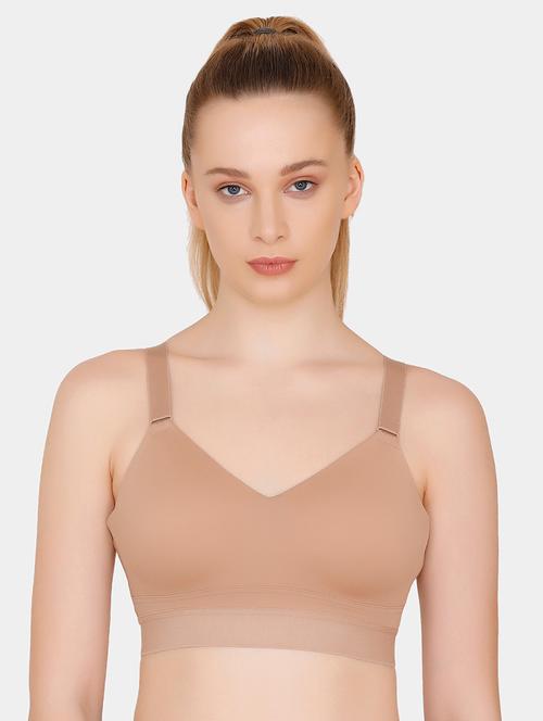 non padded solid sports bra - 16572081 - Very Small Image - 1