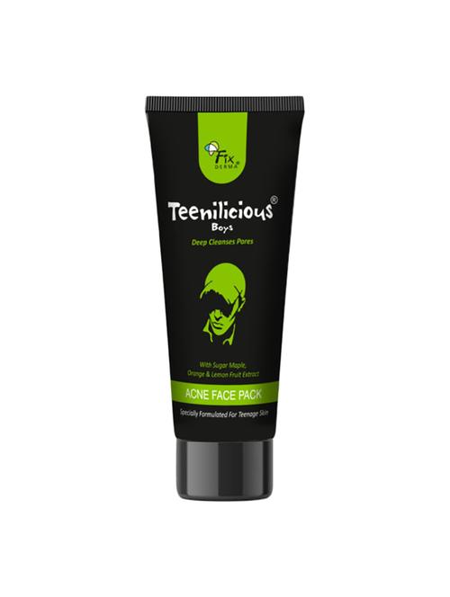 teenilicious anti acne pimple and skin tightening oil control face pack for men's and boys, pack of 2 combo - 16573276 - Very Small Image - 1