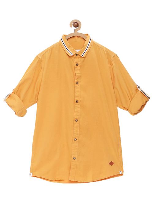 yellow cotton shirt - 16573790 - Very Small Image - 1