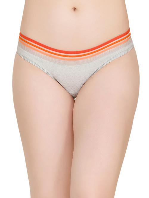 low rise contrast seam bikini panty - 16574128 - Very Small Image - 1