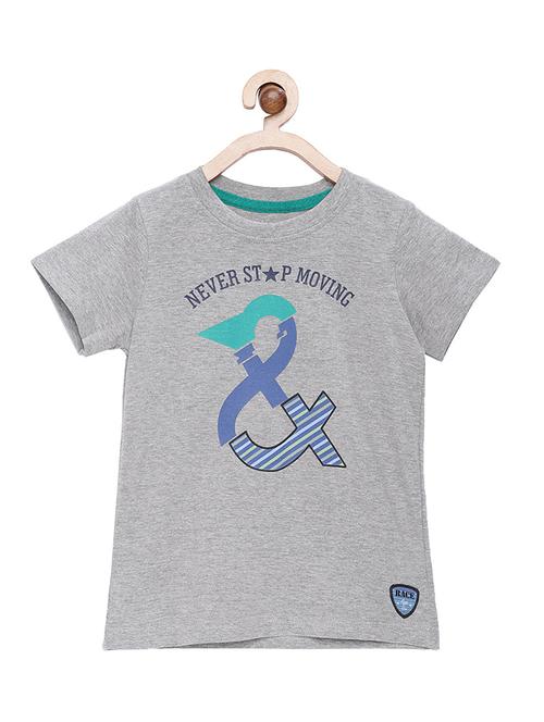 grey cotton tshirt - 16574309 - Very Small Image - 1