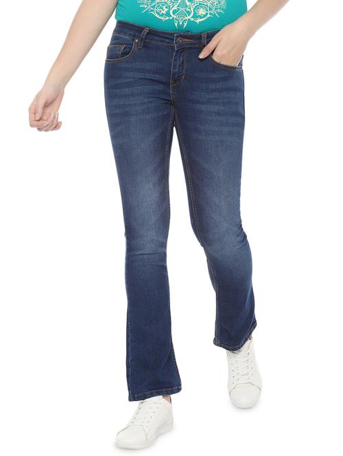 high rise stone washed jeans - 16577138 - Very Small Image - 1