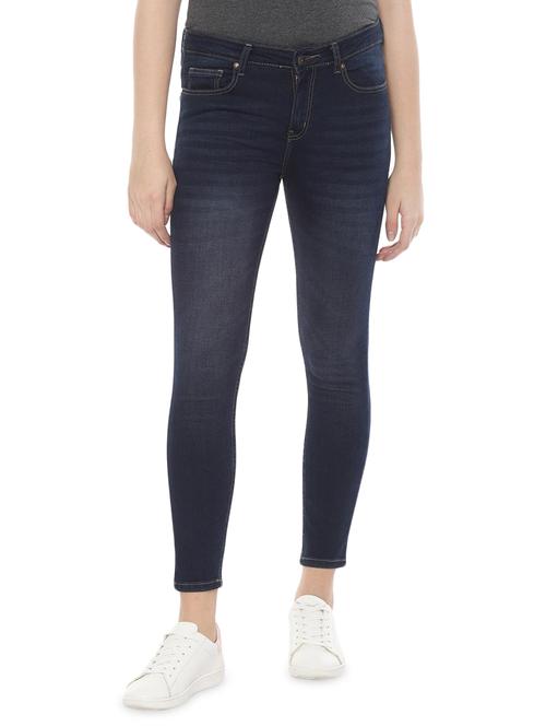 high rise stone washed jeans - 16577140 - Very Small Image - 1