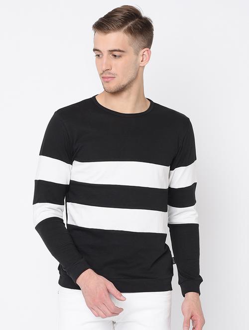 men color block long sleeve sweatshirt - 16577800 - Very Small Image - 1