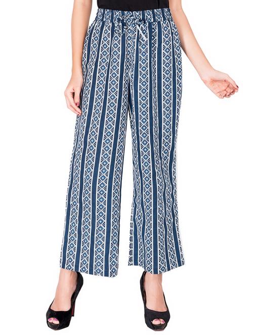 tie front batik palazzo - 16578028 - Very Small Image - 1