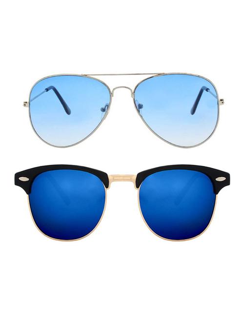 royalmede set of 2 aviator & clubmaster sunglasses - 16578053 - Very Small Image - 1