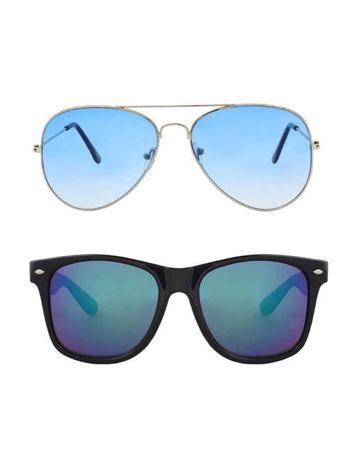 royalmede set of 2 aviator & wayfarer sunglasses - 16578062 - Very Small Image - 1