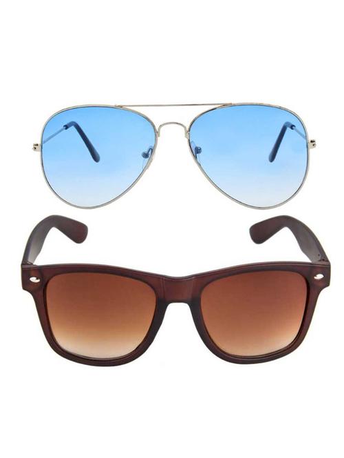 royalmede set of 2 aviator & wayfarer sunglasses - 16578070 - Very Small Image - 1