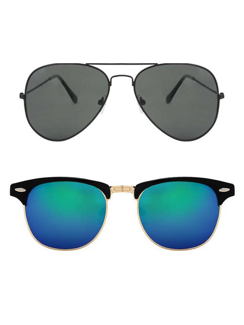 royalmede set of 2 aviator & clubmaster sunglasses - 16578086 - Very Small Image - 1