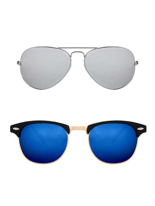 royalmede set of 2 aviator & clubmaster sunglasses - 16578114 - Very Small Image - 1