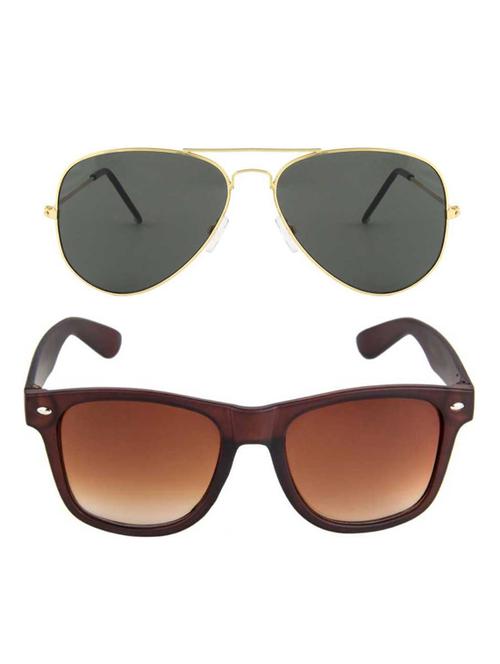 royalmede set of 2 aviator & wayfarer sunglasses - 16578207 - Very Small Image - 1