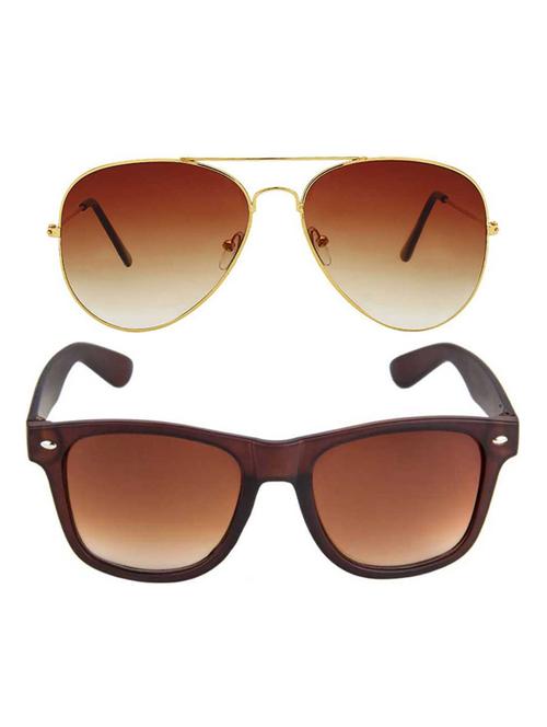 royalmede set of 2 aviator & wayfarer sunglasses - 16578234 - Very Small Image - 1