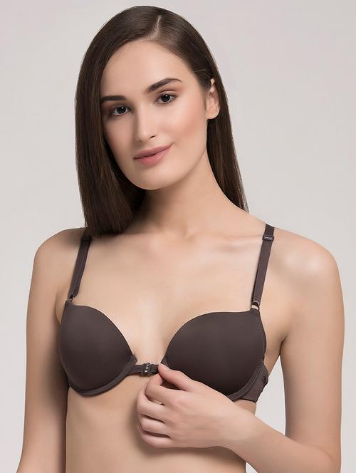 front open solid bra - 16578705 - Very Small Image - 1