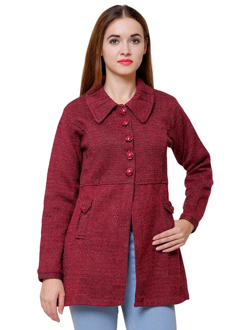 shirt neck pocket slit cardigan - 16581384 - Very Small Image - 1