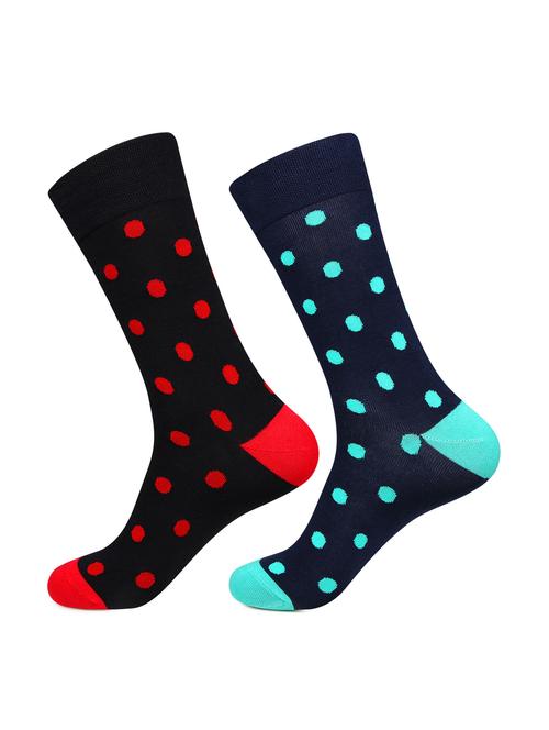 men pack of 2 printed above ankle length socks - 16582160 - Very Small Image - 1