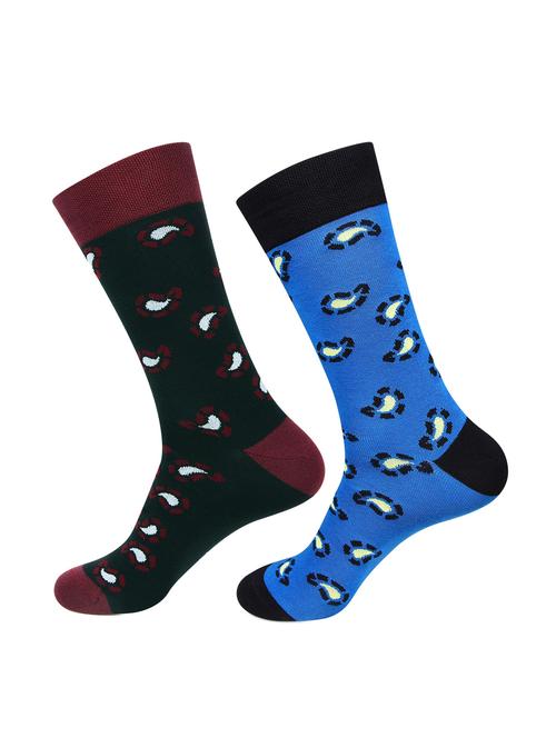 multi colored cotton above ankle length sock - 16582164 - Very Small Image - 1