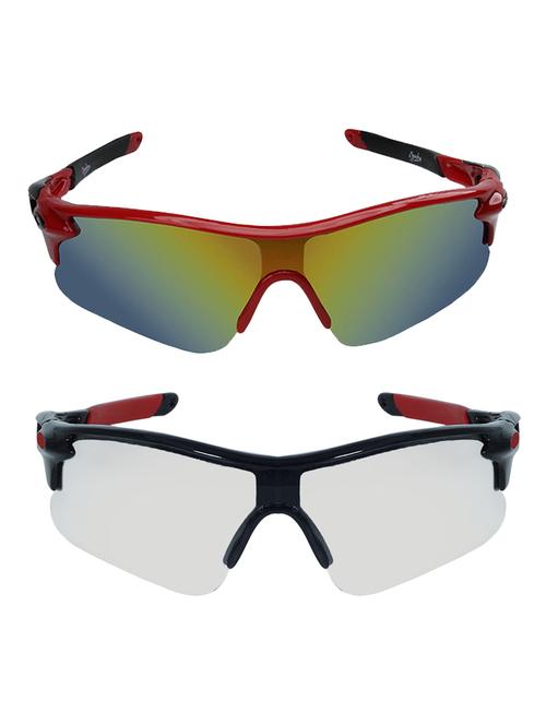 zyaden set of 2 wrap around sunglasses (combo-3621) - 16583755 - Very Small Image - 1