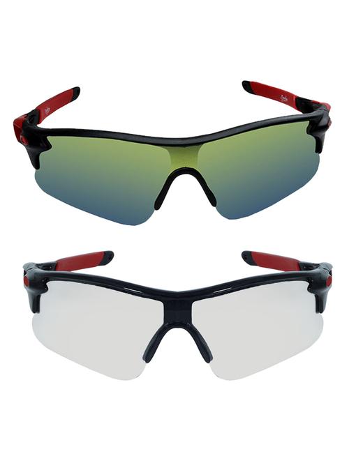 zyaden set of 2 wrap around sunglasses (combo-3622) - 16583756 - Very Small Image - 1