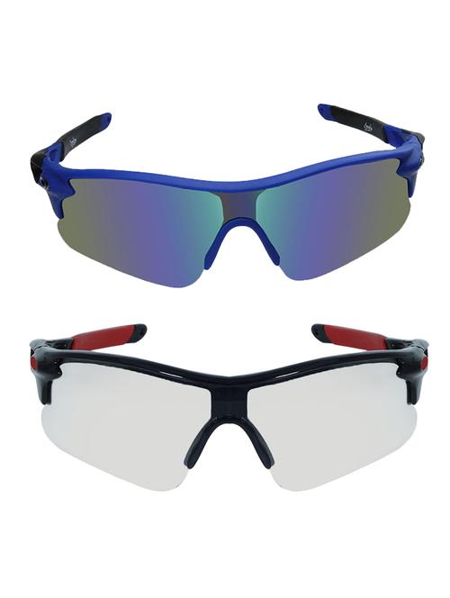 zyaden set of 2 wrap around sunglasses (combo-3625) - 16583758 - Very Small Image - 1