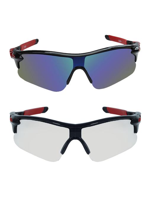 zyaden set of 2 wrap around sunglasses (combo-3627) - 16583760 - Very Small Image - 1