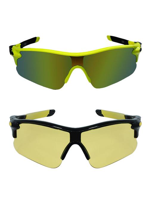 zyaden set of 2 wrap around sunglasses (combo-3634) - 16583766 - Very Small Image - 1