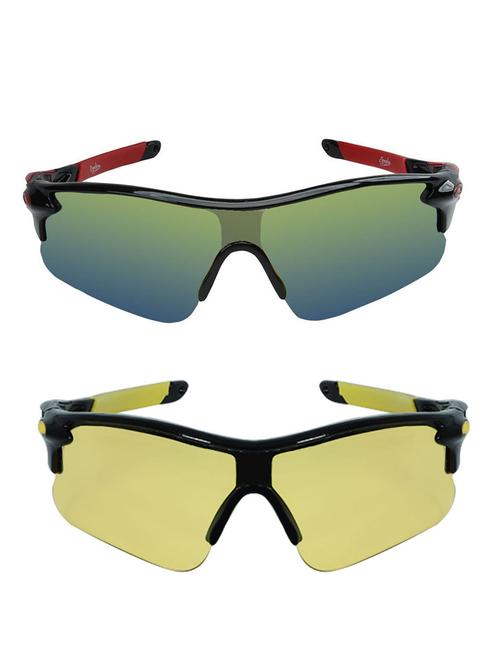 zyaden set of 2 wrap around sunglasses (combo-3637) - 16583769 - Very Small Image - 1