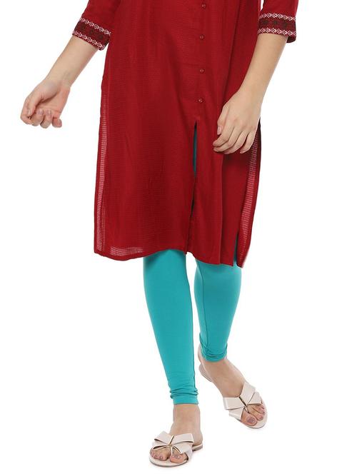 blue cotton leggings - 16584289 - Very Small Image - 1