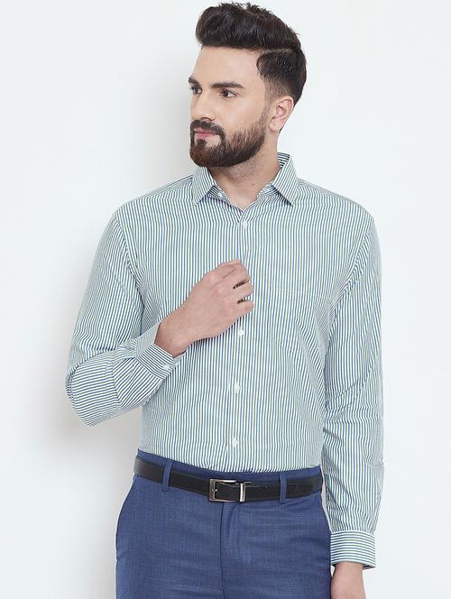 mens stripes formal shirt - 16584823 - Very Small Image - 1