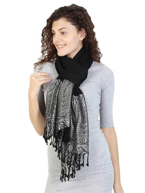 paisley viscose stole - 16585372 - Very Small Image - 1
