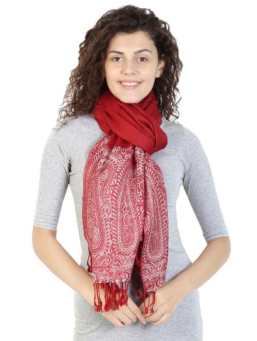 paisley viscose stole - 16585376 - Very Small Image - 1