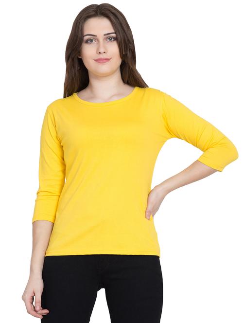 round neck solid tee - 16585867 - Very Small Image - 1