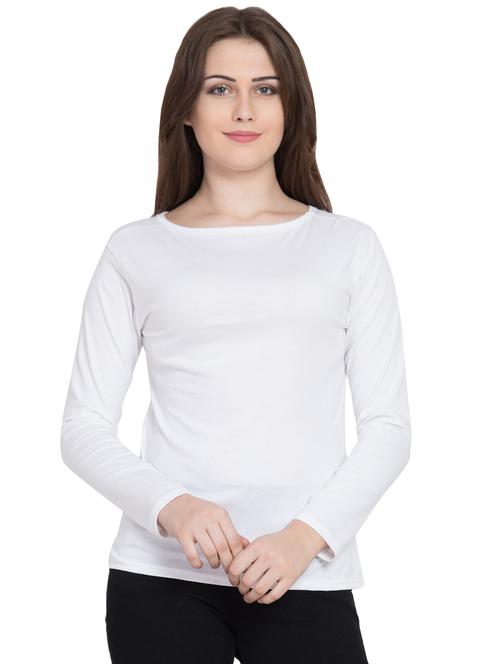 round neck long sleeved tee - 16585871 - Very Small Image - 1