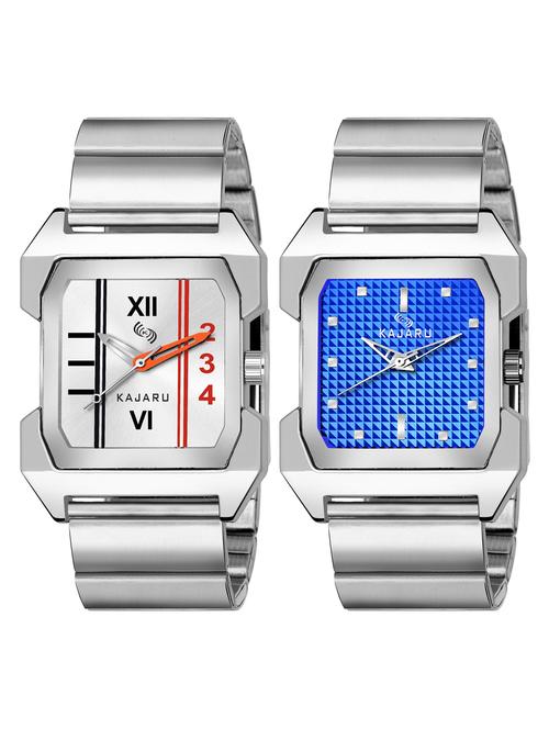 kajaru set of 2 analog watches-(kjr_48_46) - 16586189 - Very Small Image - 1