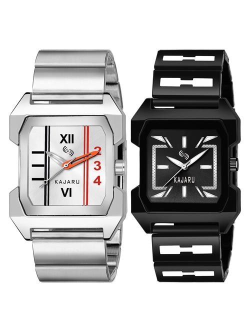 kajaru set of 2 analog watches-(kjr_48_75) - 16586191 - Very Small Image - 1