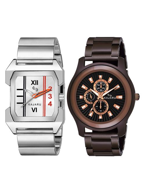 kajaru set of 2 analog watches-(kjr_48_81) - 16586195 - Very Small Image - 1