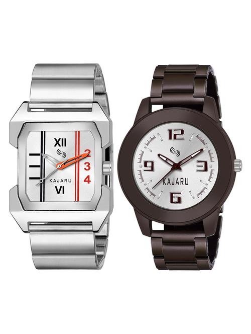 kajaru set of 2 analog watches-(kjr_48_83) - 16586196 - Very Small Image - 1