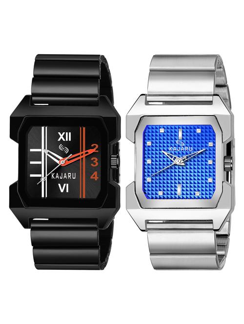 kajaru set of 2 analog watches-(kjr_77_46) - 16586209 - Very Small Image - 1