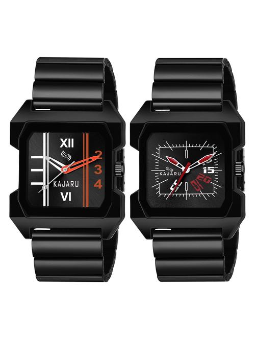 kajaru set of 2 analog watches-(kjr_77_76) - 16586217 - Very Small Image - 1