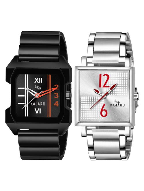 kajaru set of 2 analog watches-(kjr_77_79) - 16586219 - Very Small Image - 1