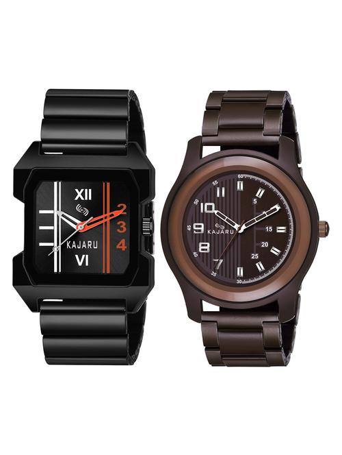 kajaru set of 2 analog watches-(kjr_77_82) - 16586220 - Very Small Image - 1
